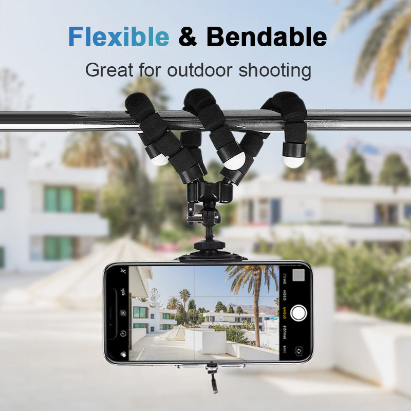 Flexibles Mini-Oktopus-Stativ (Fernbedienung inklusive)