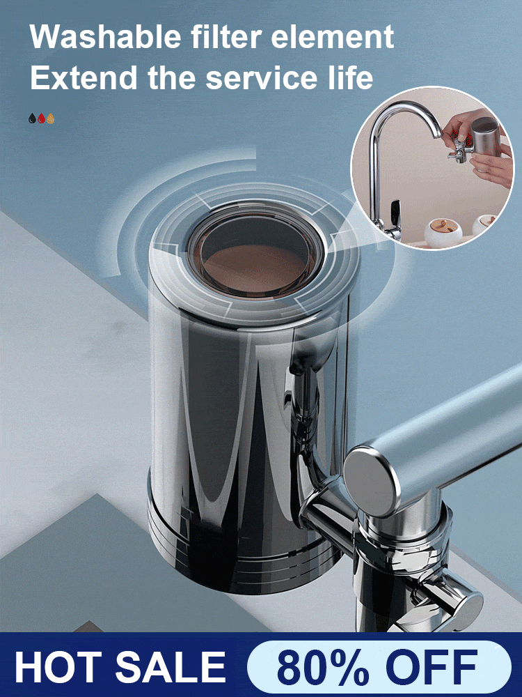 🛡️✨ Edelstahl-Wasserhahnfilter – Für den Schutz Ihrer Familiengesundheit! ✨