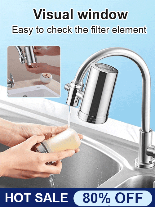 🛡️✨ Edelstahl-Wasserhahnfilter – Für den Schutz Ihrer Familiengesundheit! ✨