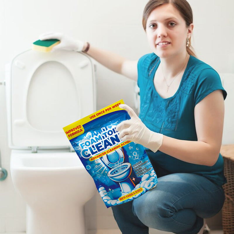 🚽✨ Schaum-Toilettenreiniger – Kraftvoll gegen Kalk, Urinstein & Verschmutzungen