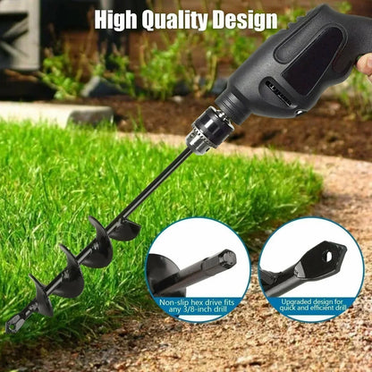 🌱 Pflanzbohrer für den Garten 🔧 Schnelles Bohren von Pflanzlöchern in Sekunden
