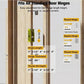 Türscharnier-Bohrschablone – Präzises Set für die perfekte Montage 🔧🚪