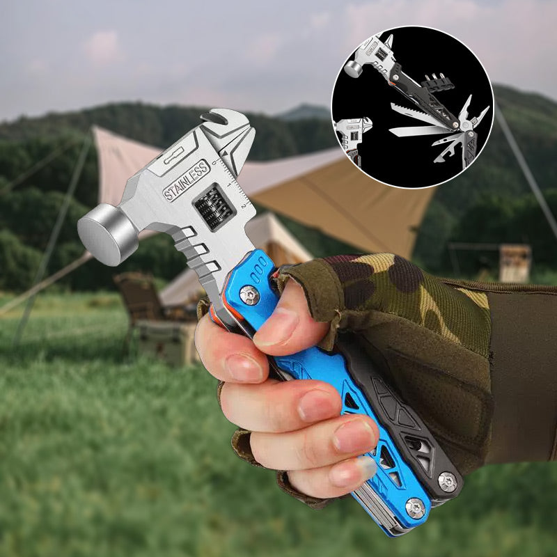 🔥LIMITED:Vielseitiges Hammer-Multitool Camping-Zubehör