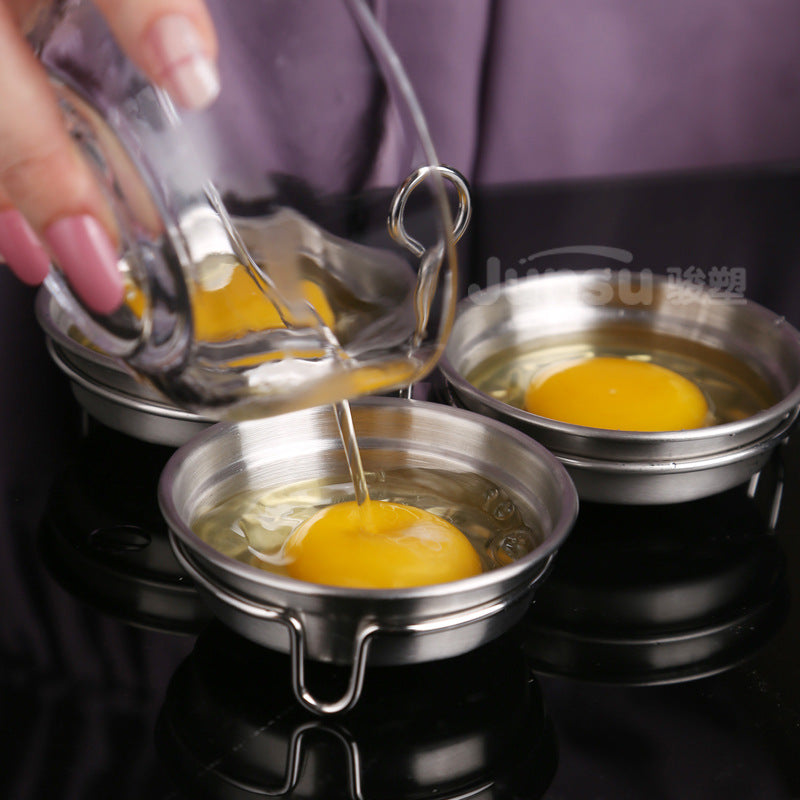 🍳 Multifunktionaler Mini-Eierkocher aus Edelstahl – Zum Kochen und Dämpfen von Eiern für den täglichen Gebrauch