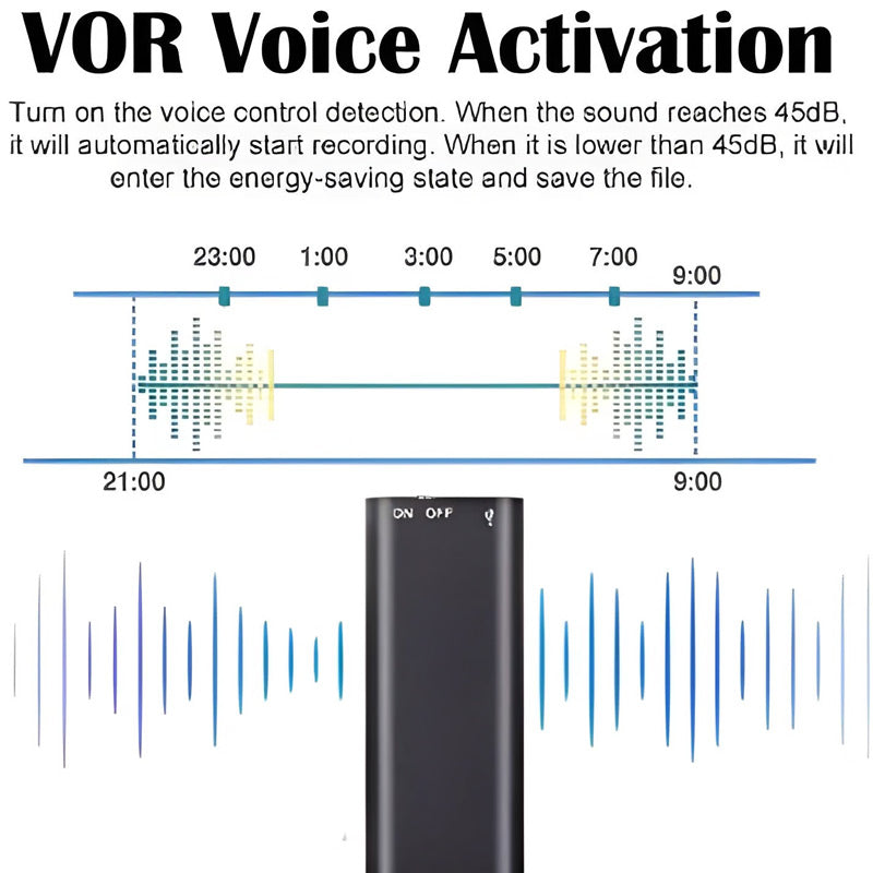 ⏰ 50 % RABATT – Nur für kurze Zeit ✨Mini Digital Audio Voice Recorder Pen Dictaphone