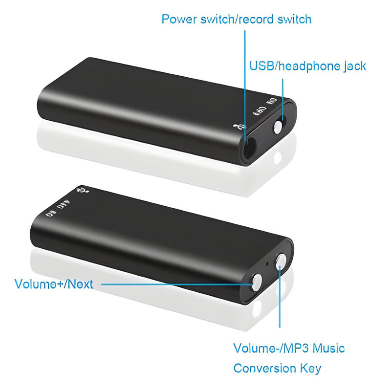 ⏰ 50 % RABATT – Nur für kurze Zeit ✨Mini Digital Audio Voice Recorder Pen Dictaphone