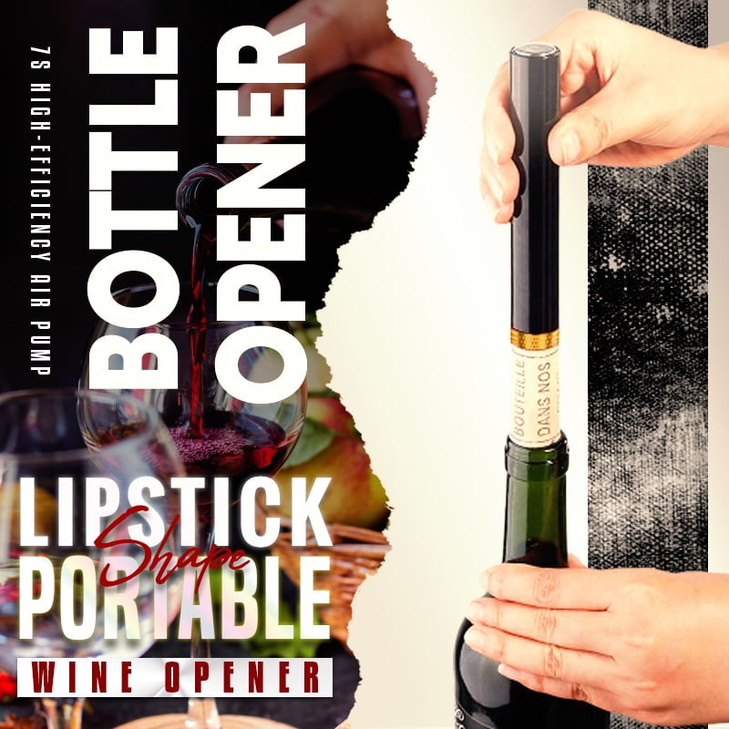 Tragbarer Weinöffner in Lippenstiftform