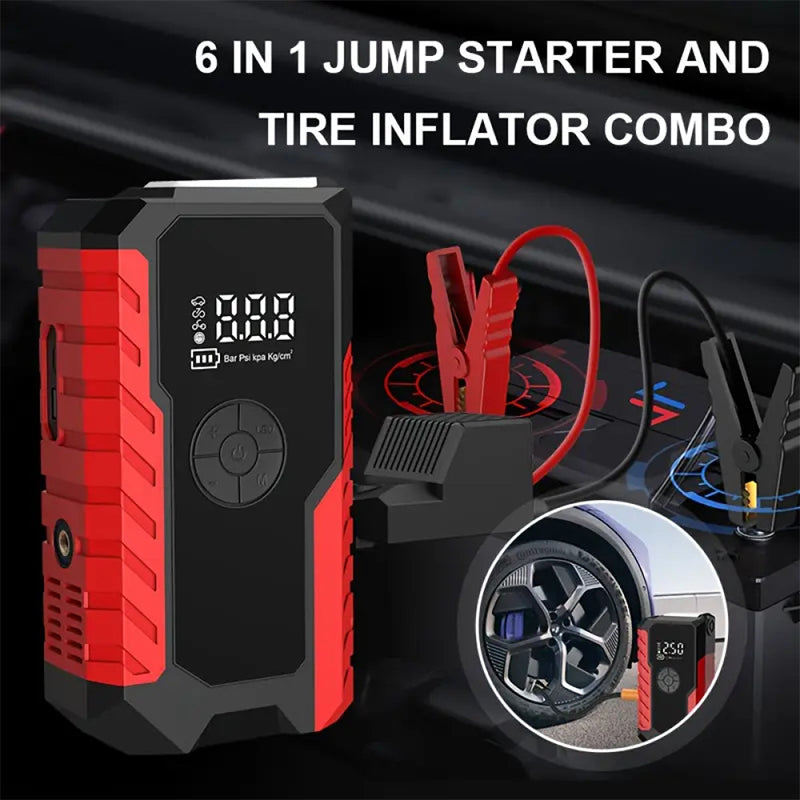 Tragbarer 12V-Auto-Starthilfe