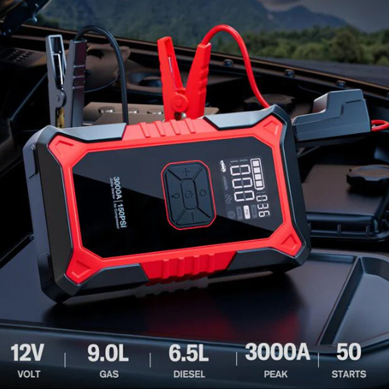 Tragbarer 12V-Auto-Starthilfe