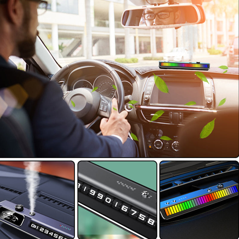 Aromadiffusor für Elektroautos mit Umgebungslicht