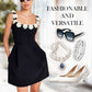 🌸Große Preissenkung！🌸Women's Elegant Floral Square Neck Pocket Dress