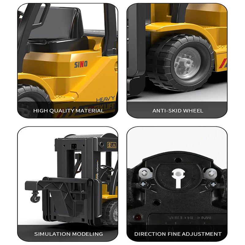 ✨🎅Weihnachtsangebote – Nur für kurze Zeit!⏰🚜1:64 Scale Mini Remote-Controlled Construction Vehicle