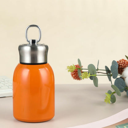 50% RABATT! 🍶 Mini-Thermosflasche mit Tragering – tragbar für Outdoor, Auto & unterwegs