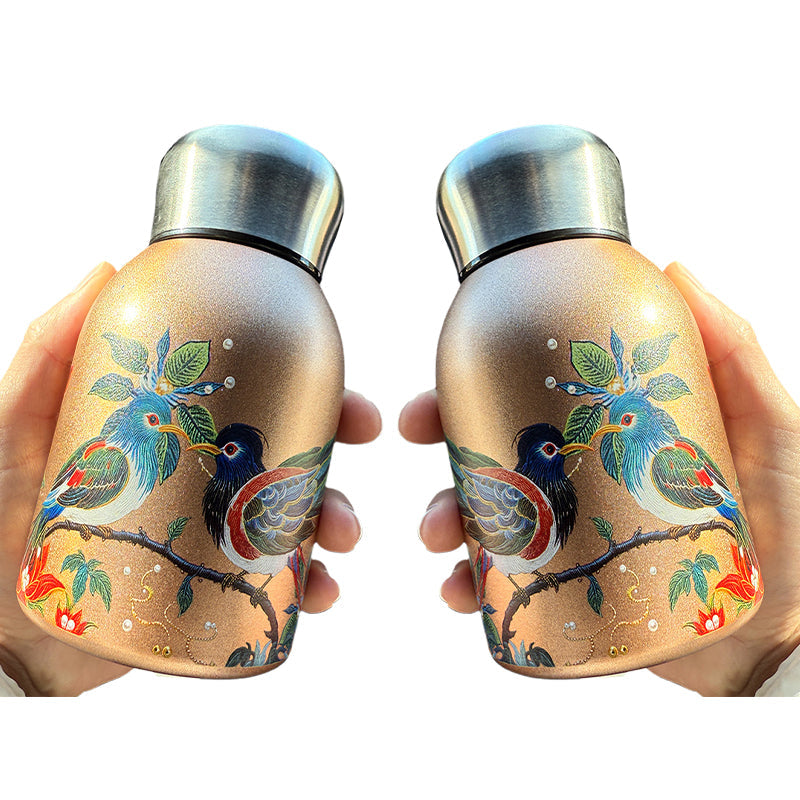 🔥Muttertag Heißer Verkauf 50% RABATT🎁Stilvolle & tragbare isolierte Wasserflasche