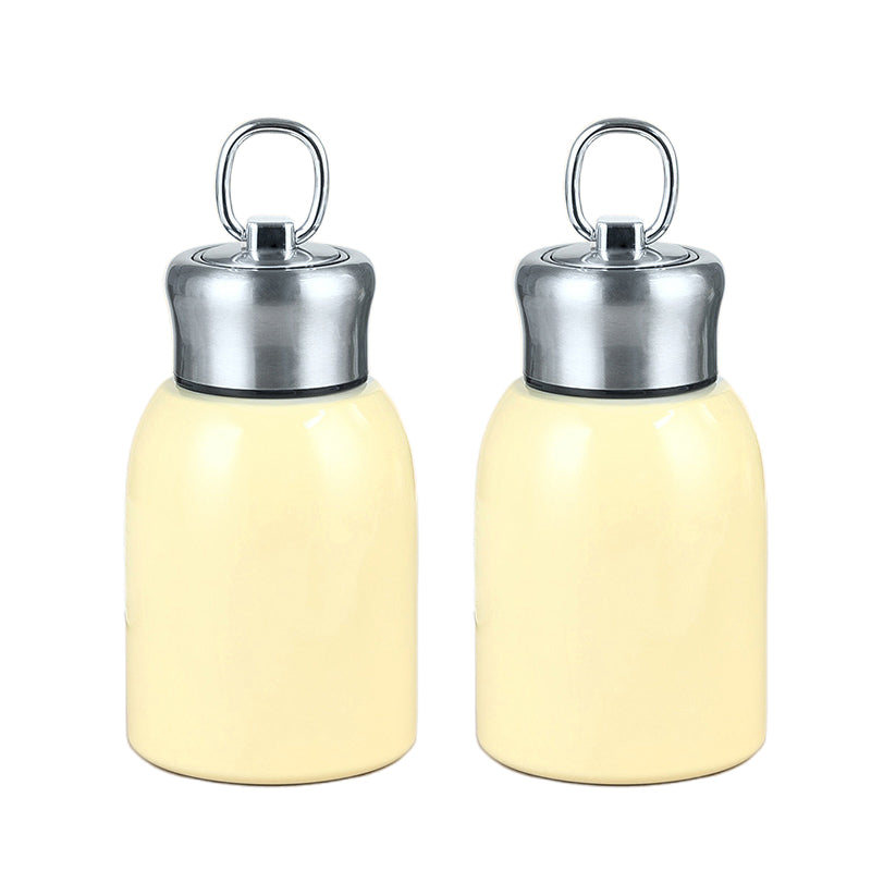 50% RABATT! 🍶 Mini-Thermosflasche mit Tragering – tragbar für Outdoor, Auto & unterwegs