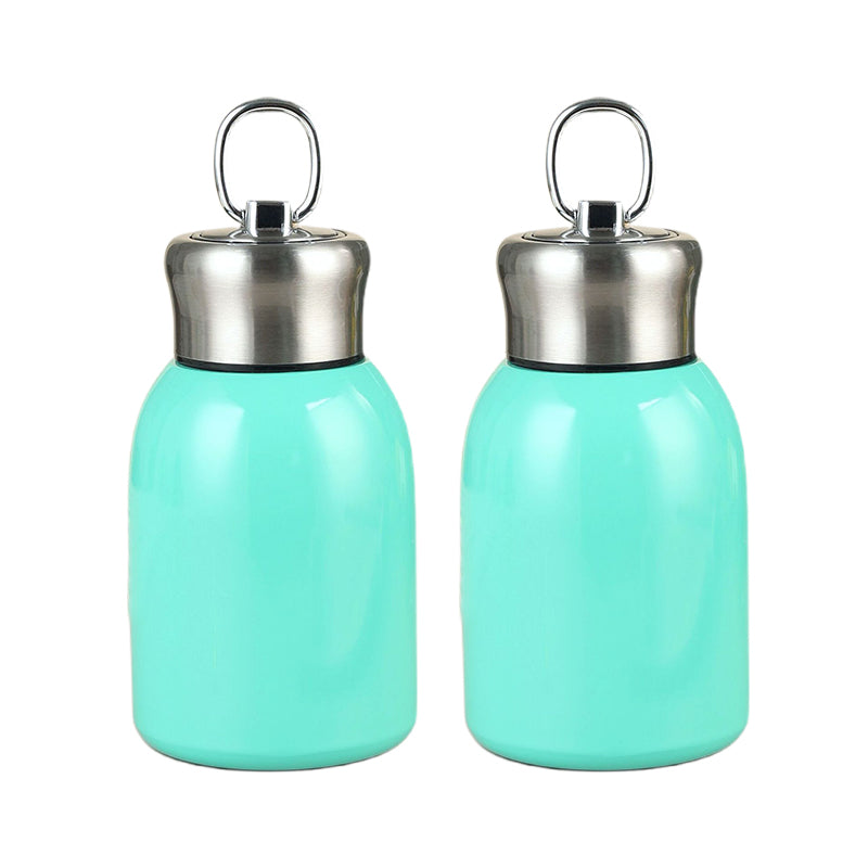 50% RABATT! 🍶 Mini-Thermosflasche mit Tragering – tragbar für Outdoor, Auto & unterwegs