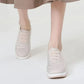 Bequeme Slip-On-Schuhe aus elastischem Mesh mit runder Zehenpartie für Damen