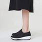 Bequeme Slip-On-Schuhe aus elastischem Mesh mit runder Zehenpartie für Damen