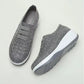 Bequeme Slip-On-Schuhe aus elastischem Mesh mit runder Zehenpartie für Damen