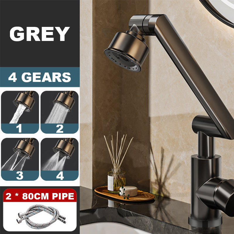 ⚡LIMITIERTES ANGEBOT: 1080° Dreh-Wasserhahn mit 4 Strahlarten | Für Küche & Bad