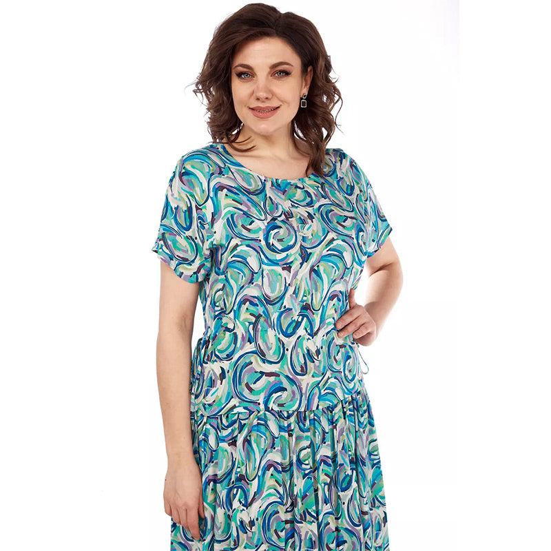 🔥 "NEUHEIT – Nur für kurze Zeit 50% Rabatt!" 🎉 Sommer-Chiffonkleid mit Blumenmuster