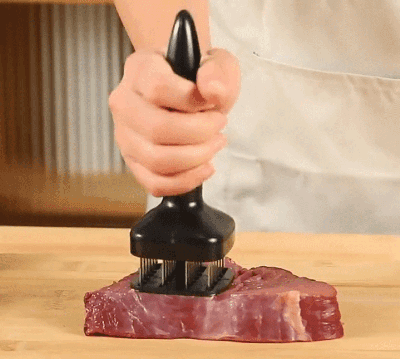 Kiefernnadeln aus Edelstahl machen Fleisch schmackhafter