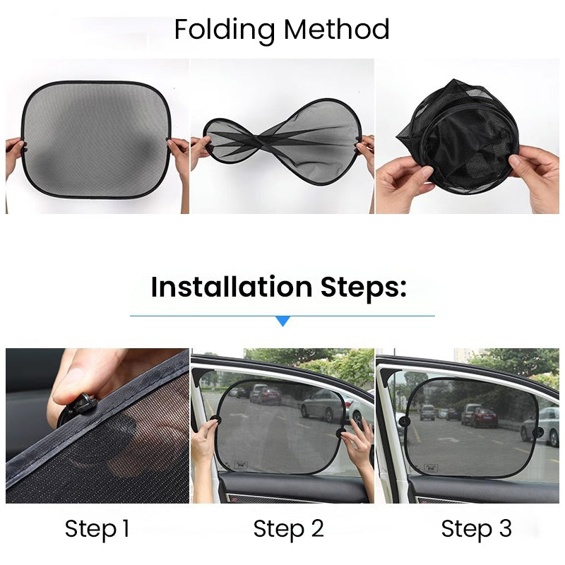 🔥Heißer Verkauf 50% RABATT☀️ Sonnenschutznetz für Autofenster🚗