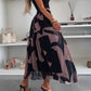 🌸LIMITIERTER Trend-Maxirock – Stylischer Druck & bequemer Gummibund | Nur kurze Zeit 50% Rabatt
