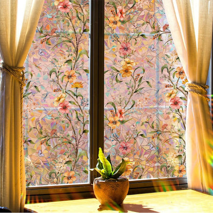 🌺 50 % RABATT ✨ Statischer Muster-Fensteraufkleber, leicht anzubringen und rückstandsfrei abzulösen 🎨