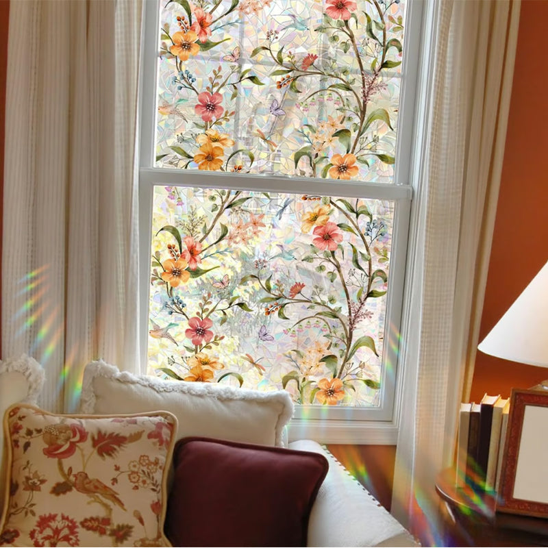 🌺 50 % RABATT ✨ Statischer Muster-Fensteraufkleber, leicht anzubringen und rückstandsfrei abzulösen 🎨