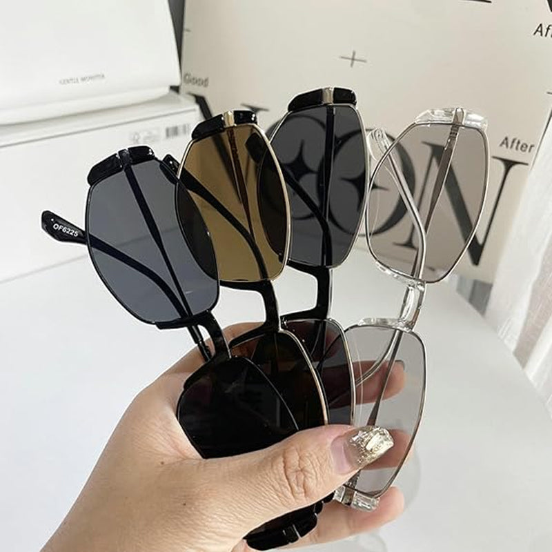 💗💃Ovale Retro-Sonnenbrille mit schmalem Rahmen für Damen