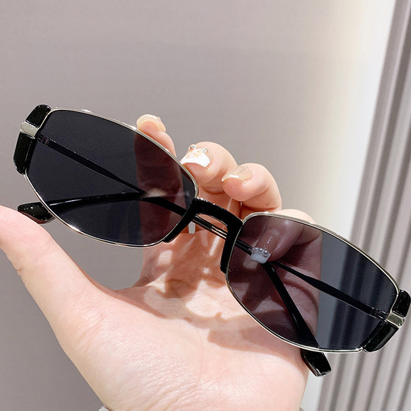💗💃Ovale Retro-Sonnenbrille mit schmalem Rahmen für Damen