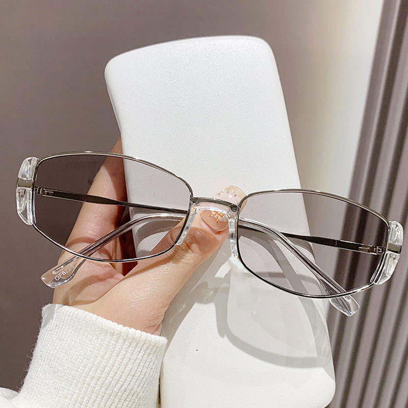 💗💃Ovale Retro-Sonnenbrille mit schmalem Rahmen für Damen