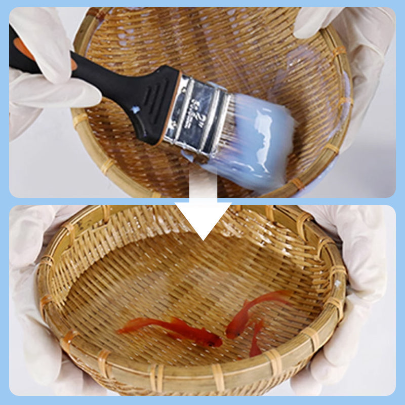Transparente wasserdichte Beschichtung