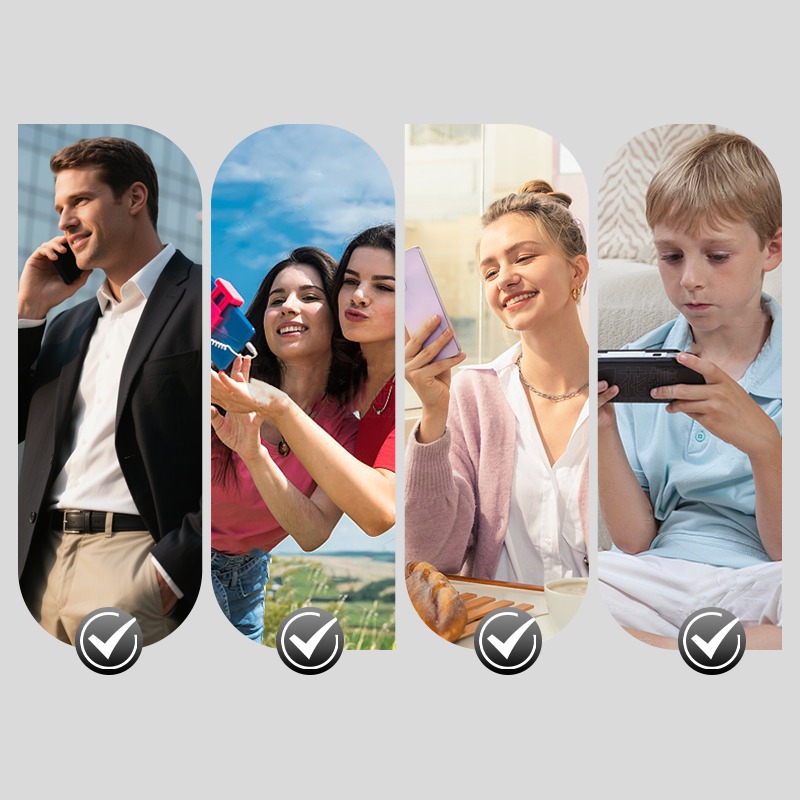 Magnetische Anti-Drop-Telefonhülle zum kabellosen Laden
