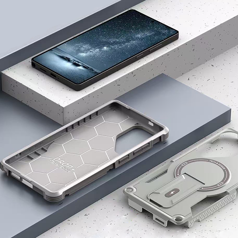Magnetische Anti-Drop-Telefonhülle zum kabellosen Laden