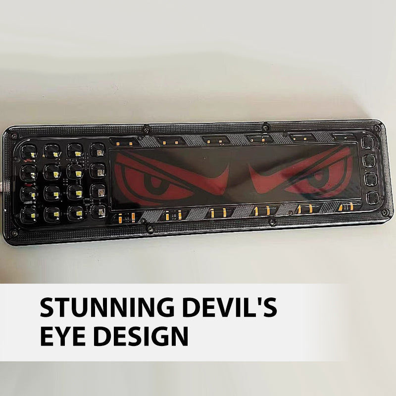 Devil's Eye Waterproof Tail Light for Truck Trailer - 2PCS/Set