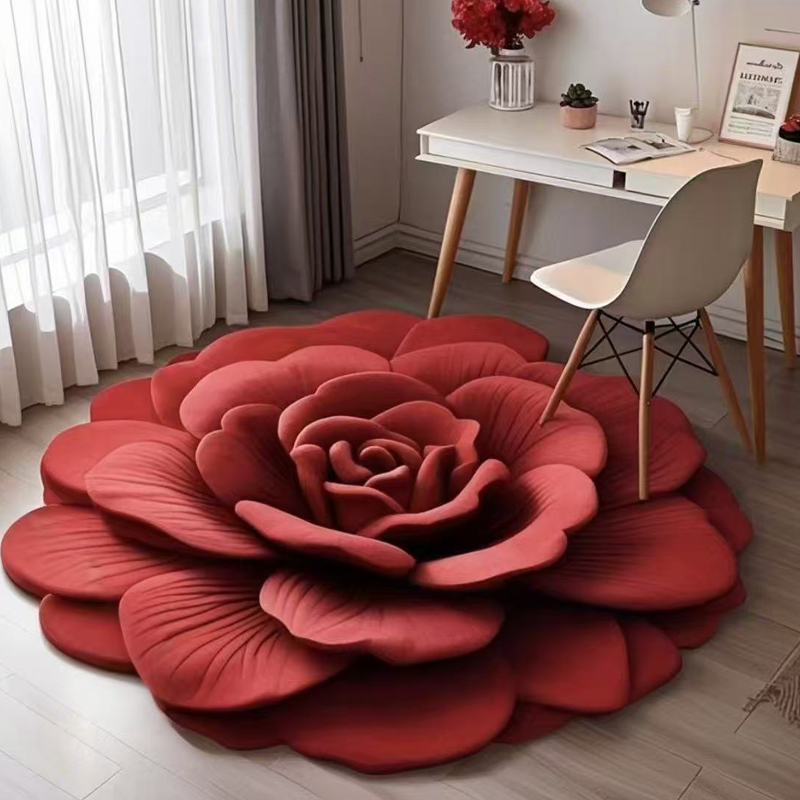 🌺Floral Plüsch für Diatomaceous Earth Bodenmatte