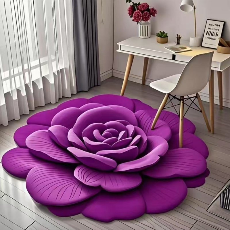 🔥Zeitlich begrenzter Rabatt und Sonderangebot🔥Floral Plüsch & Kieselgur Bodenmatte