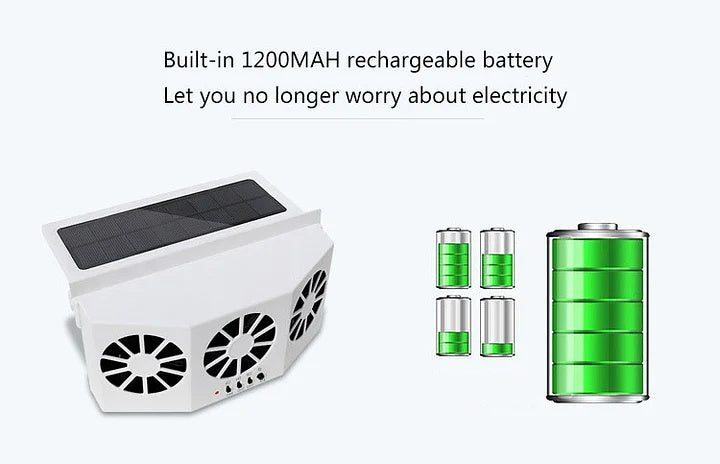 ✈️2025 NEUHEIT-KOSTENLOSER VERSAND✈️ Innovativer Solar-Autokühler mit Umluftfunktion – Jetzt im
