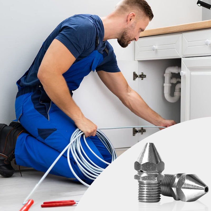 🔧Edelstahl-Düse für Hochdruckreiniger 💦(1/4'' Schnellanschluss) – ⌛Kanalreinigung jetzt 48% günstiger!