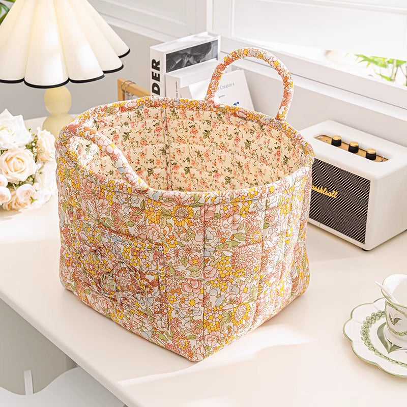 Stoff-Aufbewahrungskorb – dekorativ, leicht & faltbar – perfekt für Zuhause🧺🌸