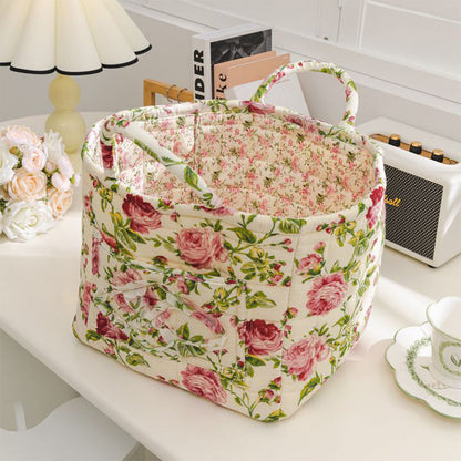 Stoff-Aufbewahrungskorb – dekorativ, leicht & faltbar – perfekt für Zuhause🧺🌸