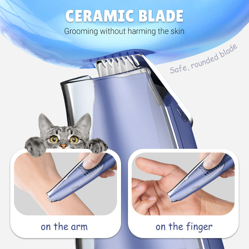 2-in-1-Tierpflegeschermaschine mit Staubsauger