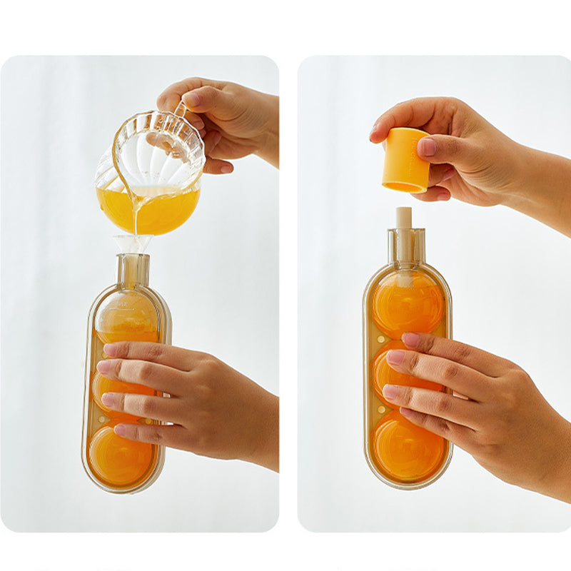 🧊Praktische 2-in-1-Eisamselformen mit Strohhalmen