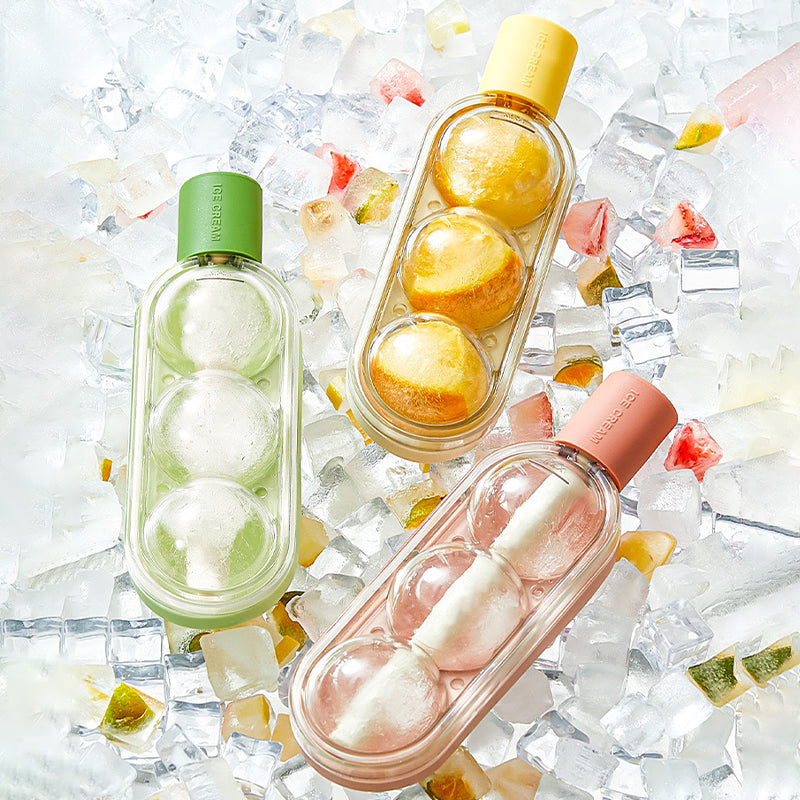 🧊Praktische 2-in-1-Eisamselformen mit Strohhalmen