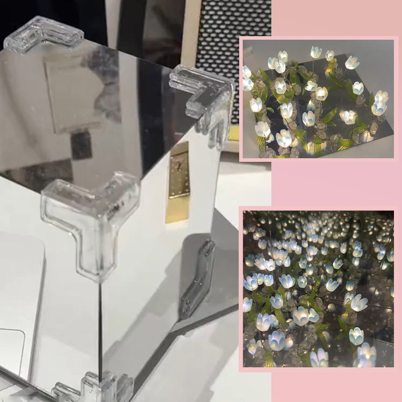 🌷 Oster-Sonderangebote 30% Rabatt! 🥚✨Magischer Würfel DIY Tulip Mirror Light