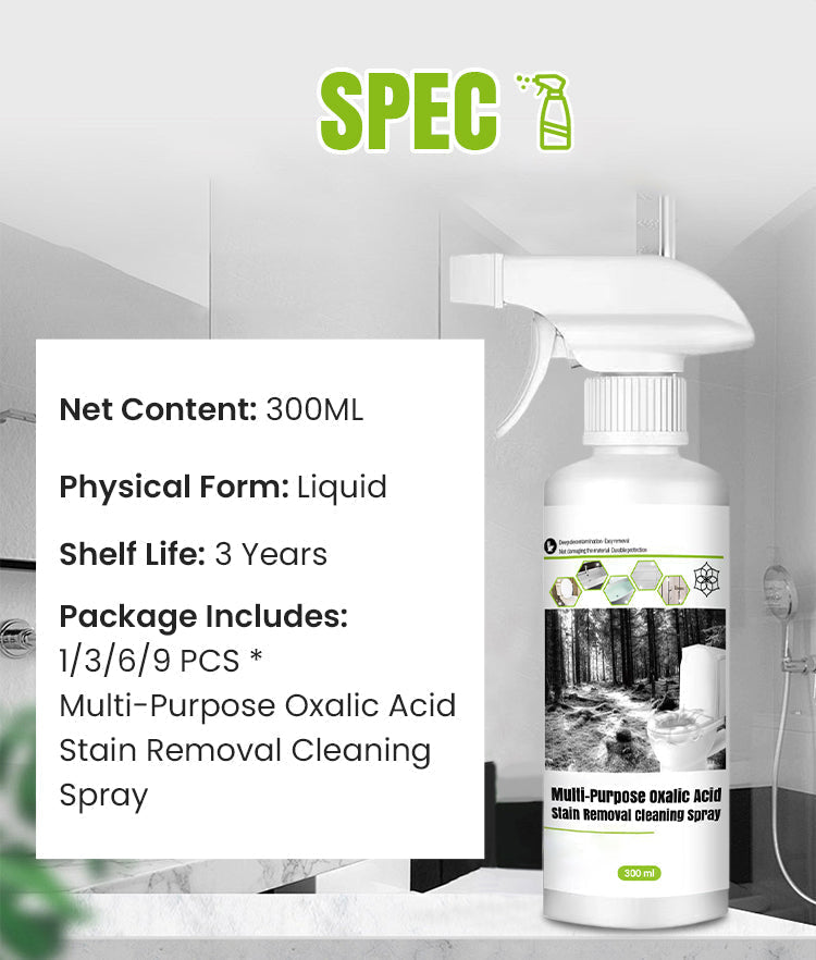 Oxalsäure-WC-Reiniger – Entfernt Kalk, Urinstein & hartnäckige Verschmutzungen 🚽✨