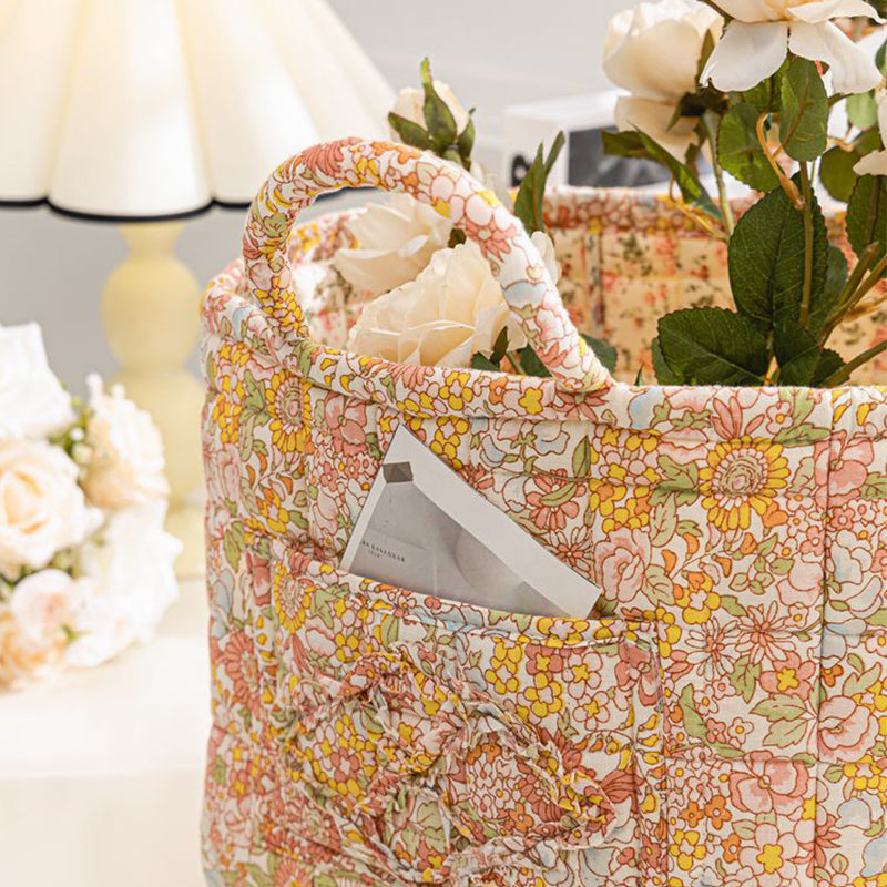 Stoff-Aufbewahrungskorb – dekorativ, leicht & faltbar – perfekt für Zuhause🧺🌸