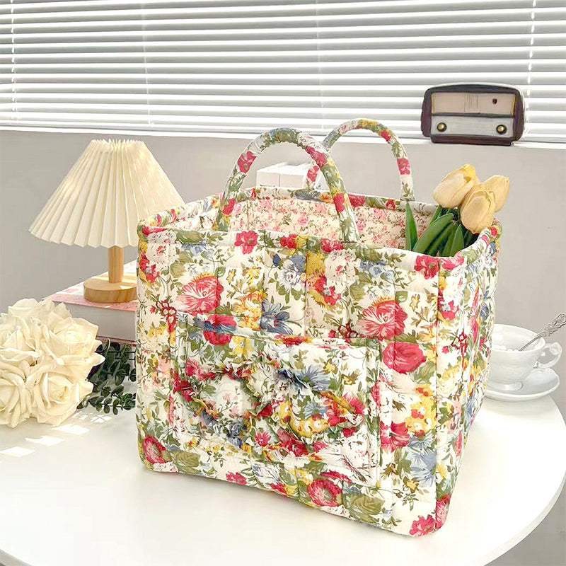 Stoff-Aufbewahrungskorb – dekorativ, leicht & faltbar – perfekt für Zuhause🧺🌸